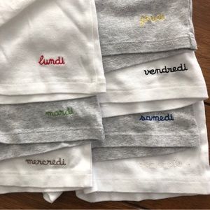 Bonpoint boys underpants 7-piece set (days of the week) EUC sz 1